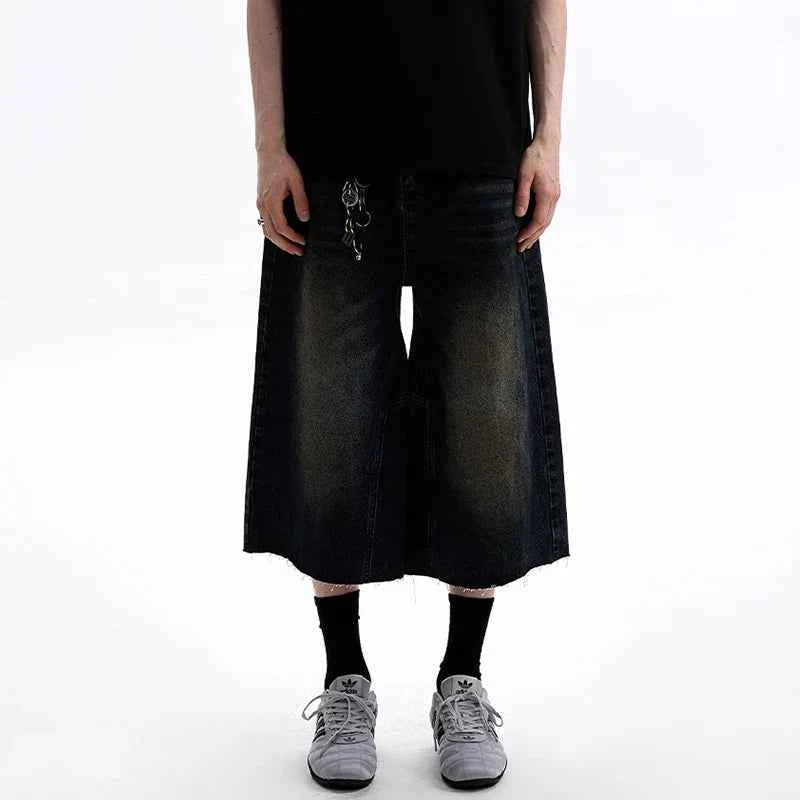 Vintage Washed Soft Touch Straight Denim Jeans