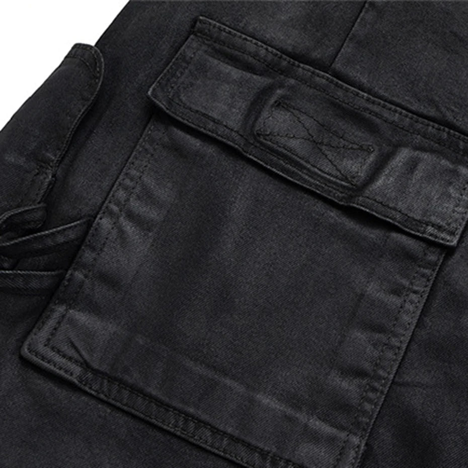 Side Pockets Denim Shorts
