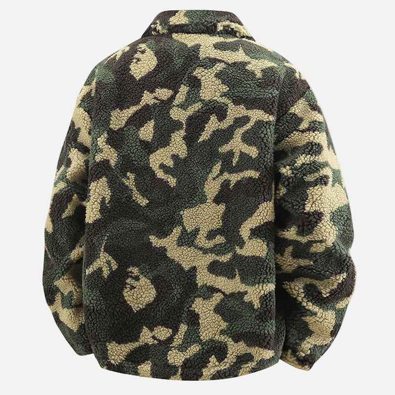 Y2K Thick Warm Windproof Faux Fur Jacket