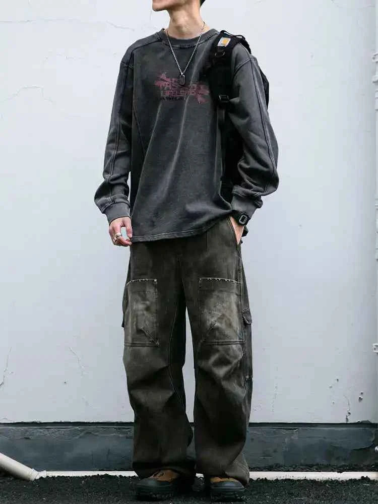 Sweat Distressed American
