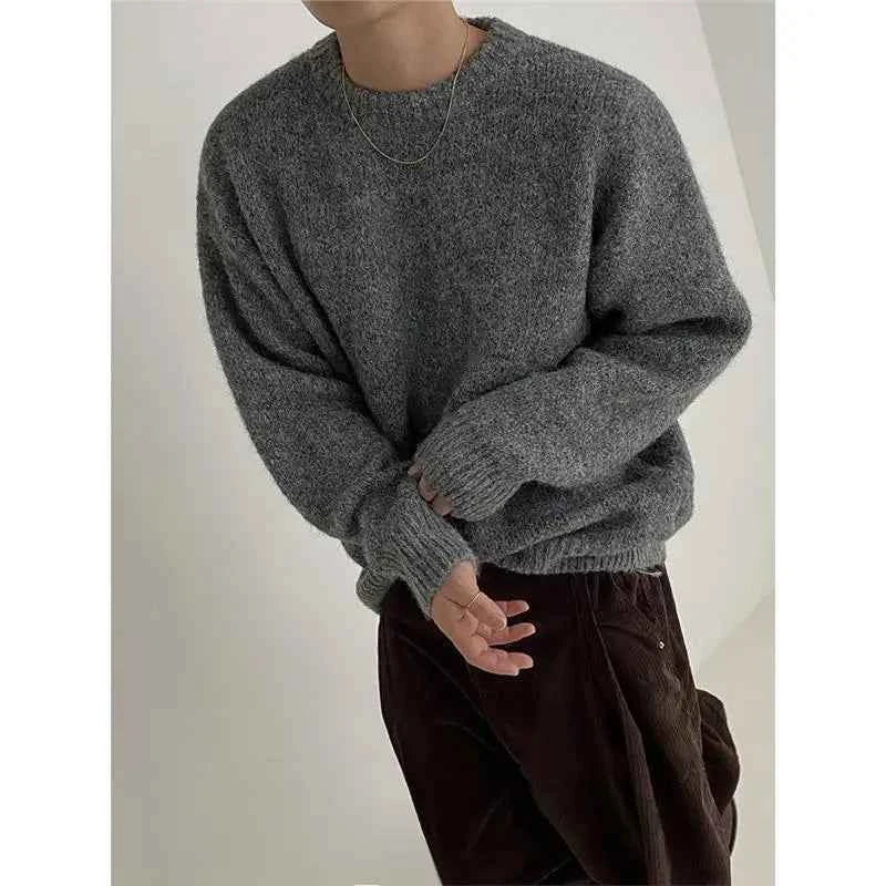 Trendy Korean Style Loose Wool Sweater