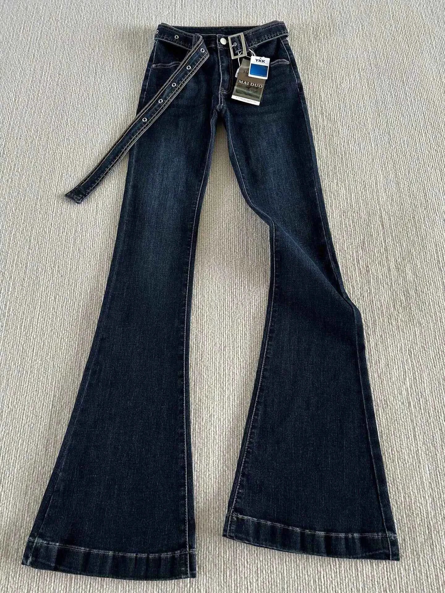 Women Flare Mid-Waist Cool Jeans