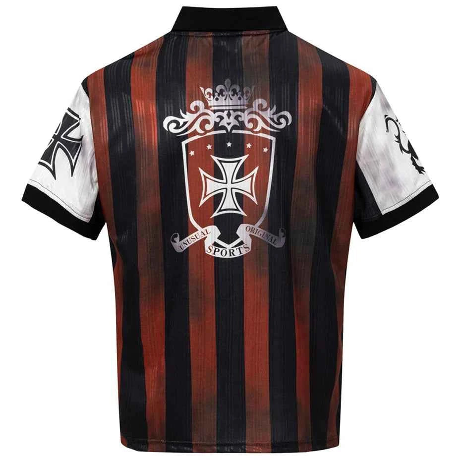 Vintage Striped Oversized T-Shirt - Y2K Harajuku "Horizon-Line" Hip Hop Tee