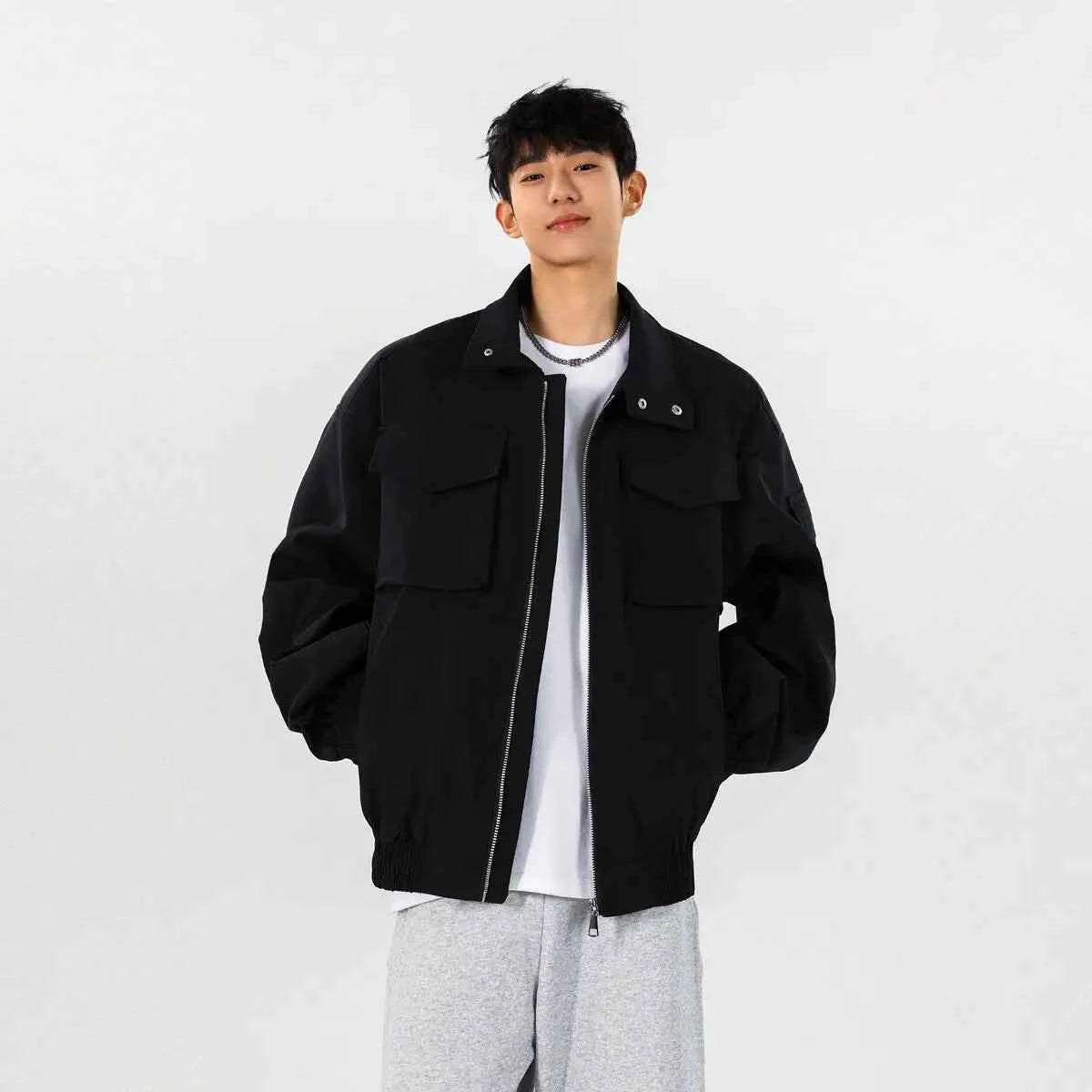 Men's Vintage Versatile Casual Zip-Up Jacket