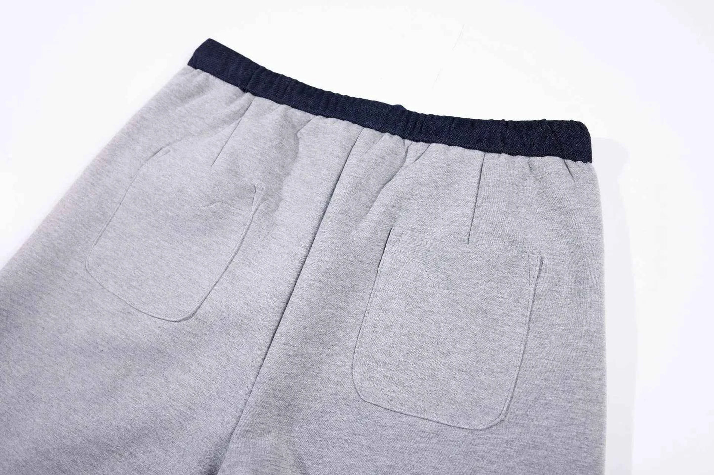 Fashionable Patchwork Wide Leg Sweatpants