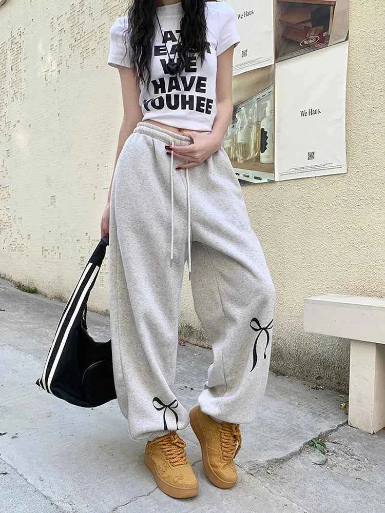 Women Oversize Drawstring Casual Jogger