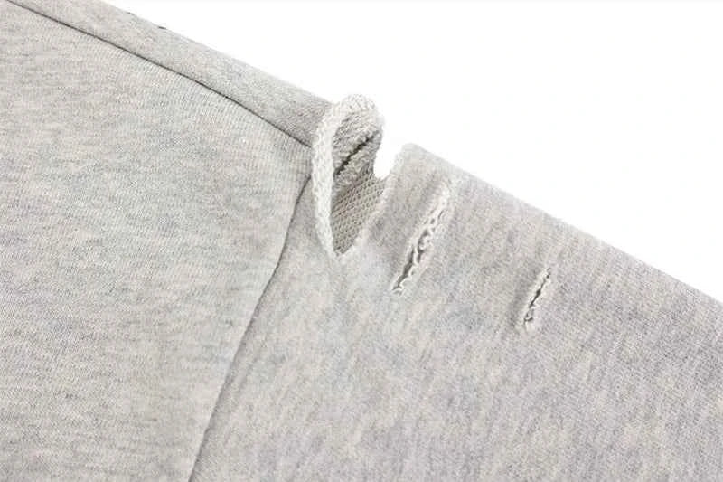 Preppy Hip Hop Oversized Printed Sweatshirt