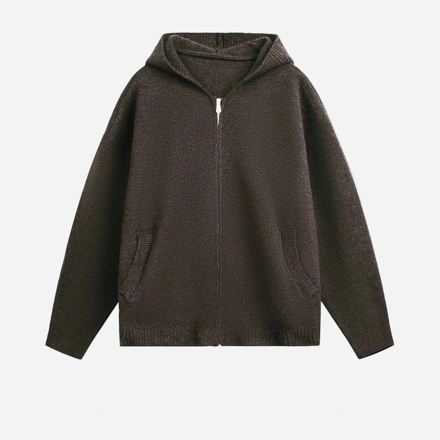 Cozy Y2K Heavyweight Cable Knit Cardigan