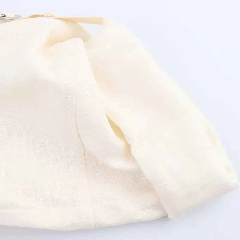 Insulated Linen Blend Zipper Windbreaker Jacket