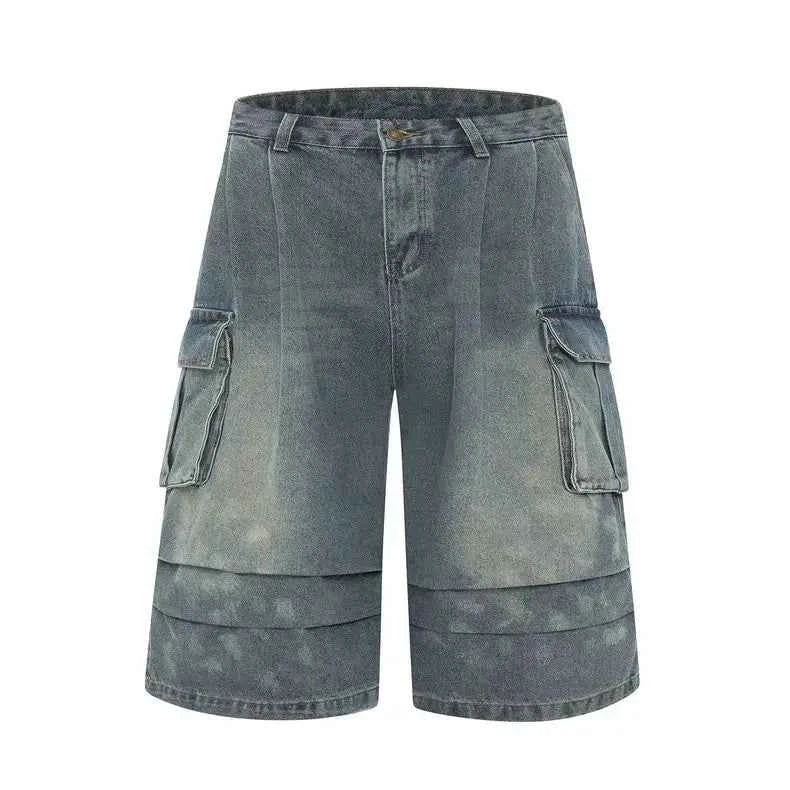 Vintage Grunge Blue Denim Jorts