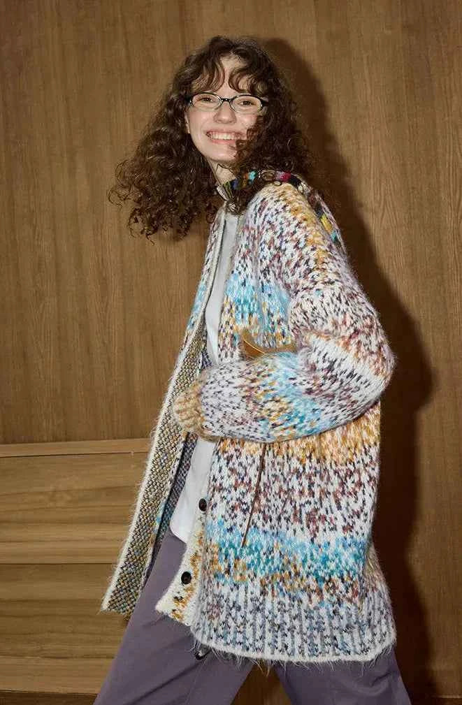 Chic Lightweight Oversize knitwear Cardigan