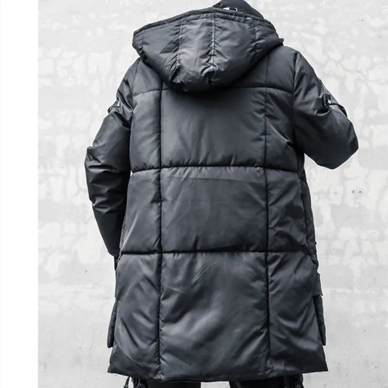 Long Zipper Style Padded Jacket