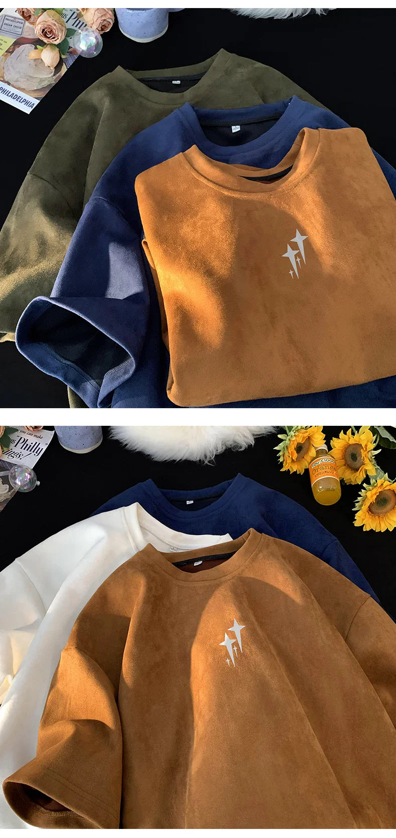 Knobby Star Graphic Crew Neck T-Shirt