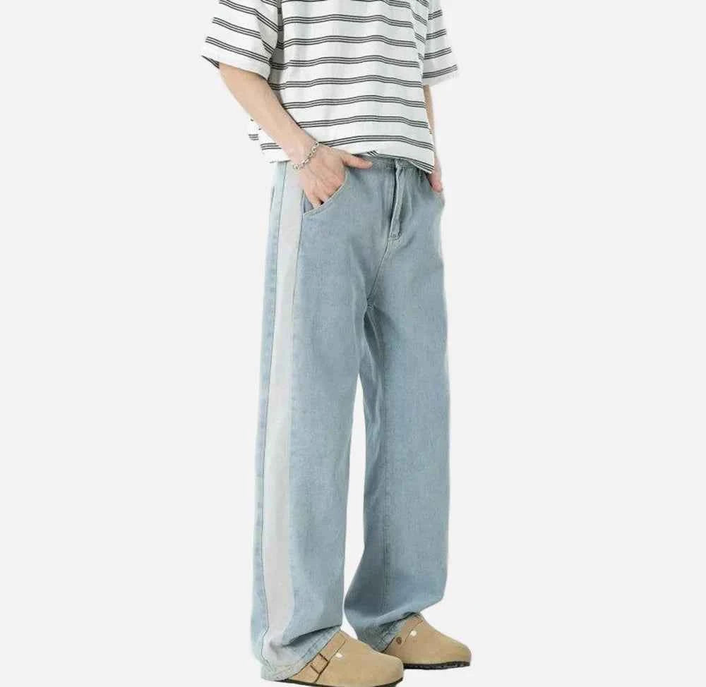 Fashionable Hip Hop Retro Straight Leg Jeans