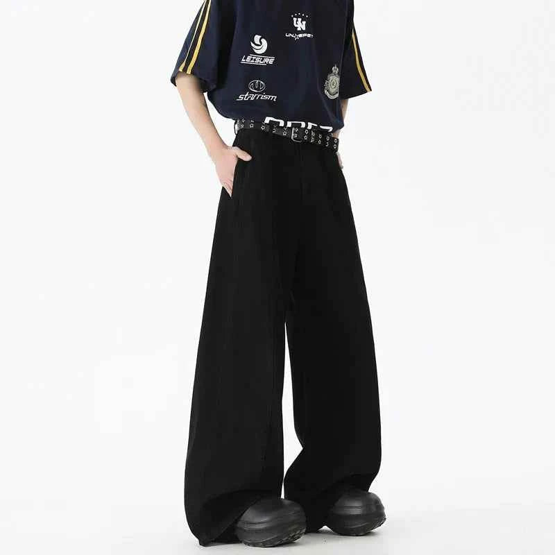 Y2K Flattering Japanese Style Wide Leg Pants