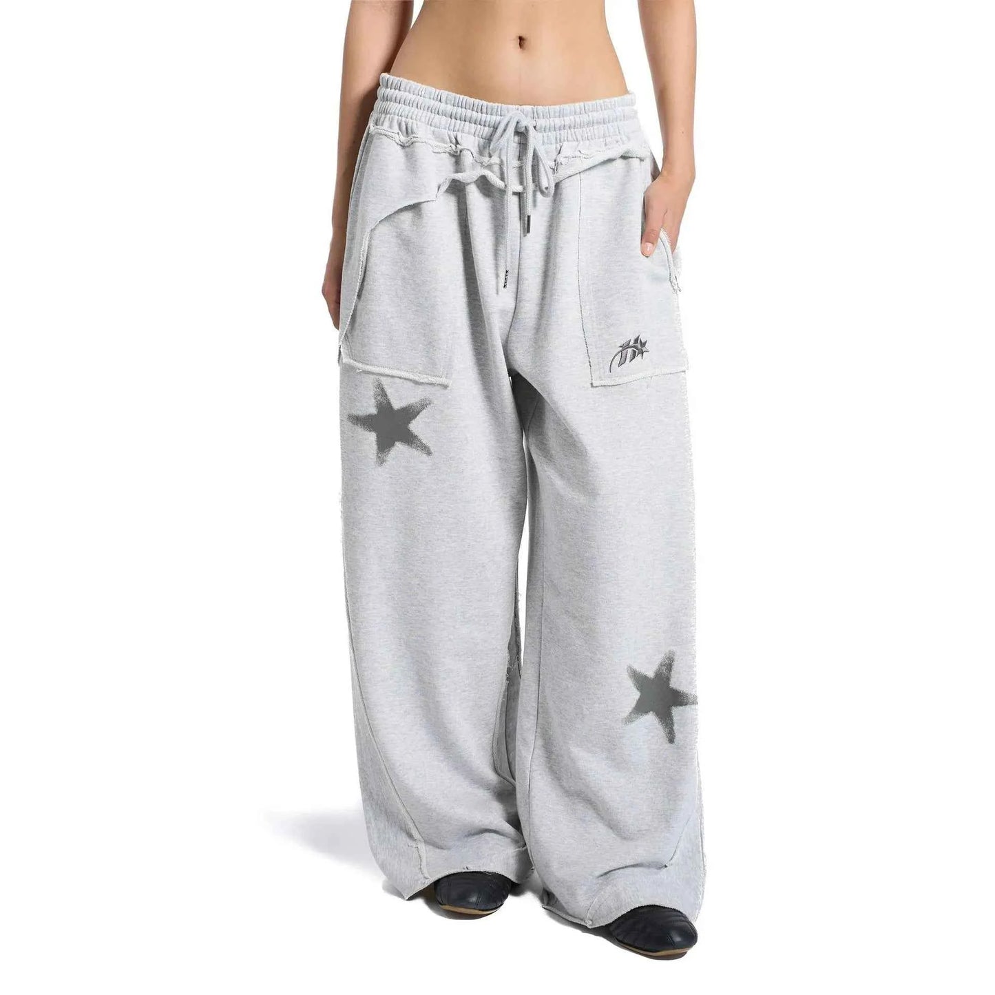 American Star Printed Casual Wide Sweatpants