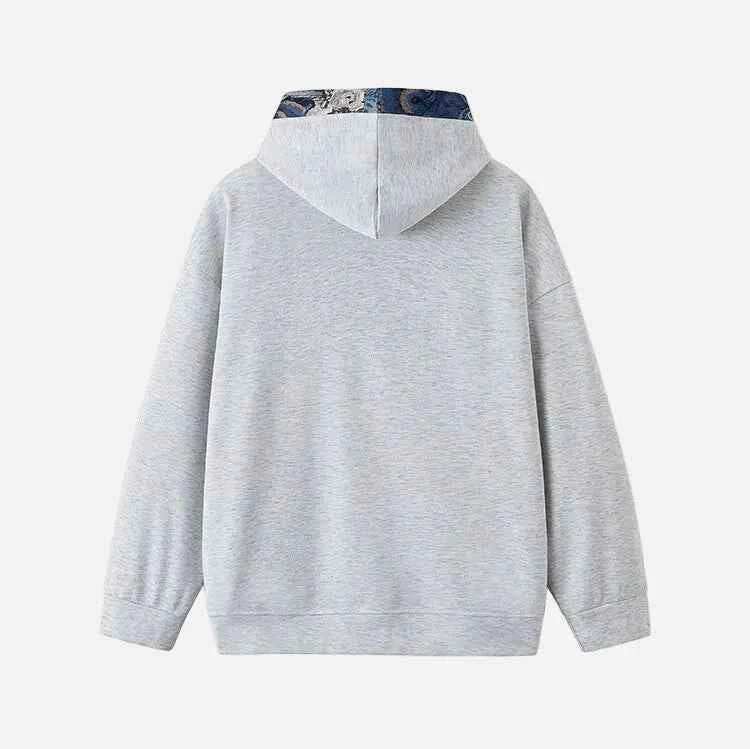 High-Quality Cozy Stand Collar Hooded Sweatshirt