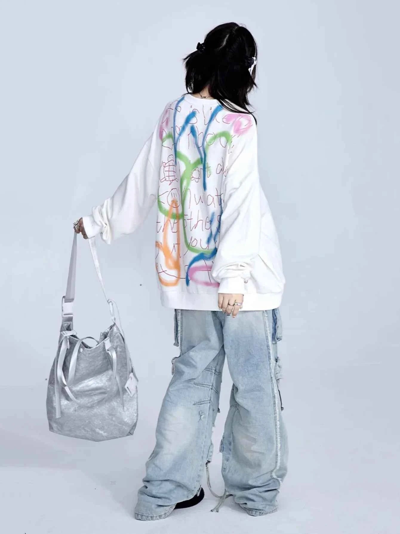 Elevated Vintage Cargo Wide Leg Jeans