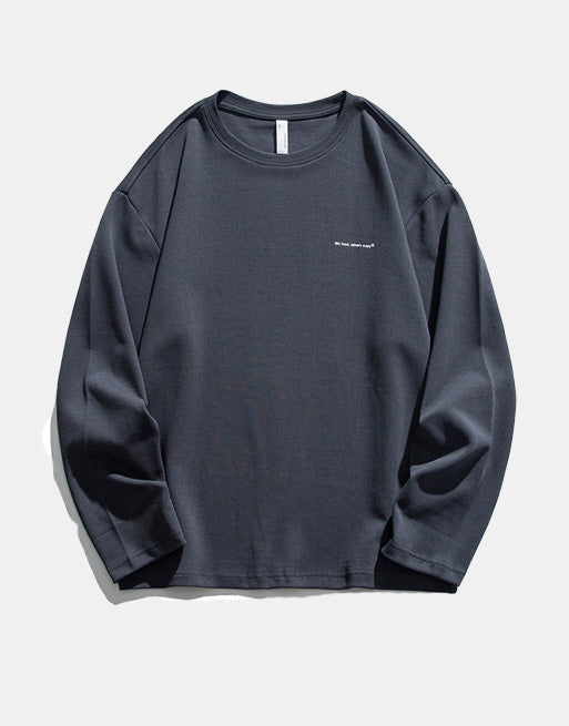 We lead, others copy© Casual Solid Long Sleeve