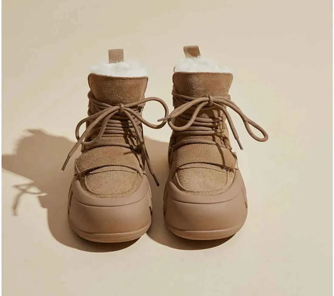 Warm Winter Suede Snow Boot