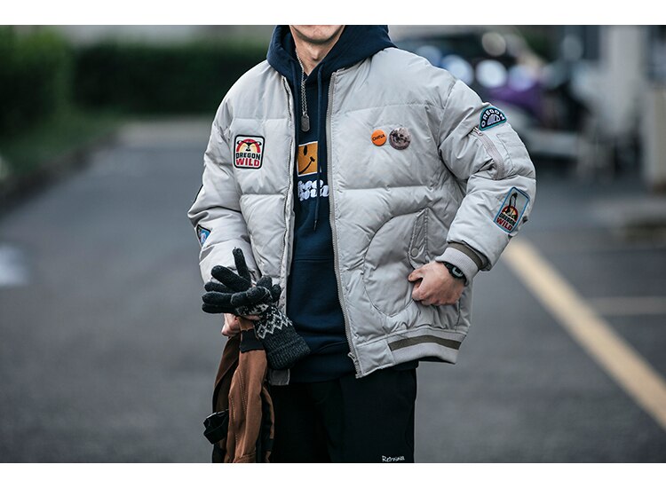 OREGON WILD Rock Patches Bomber Jacket