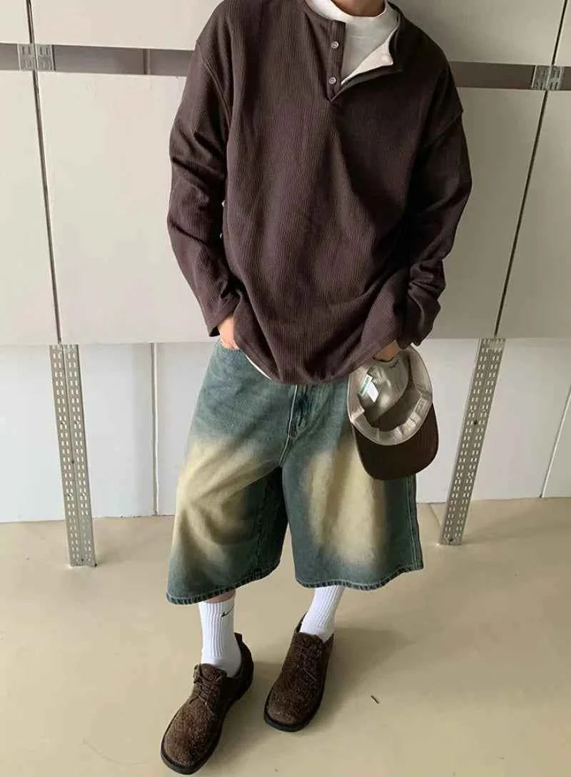 High-Quality Fake Two Piece Long Sleeve T-Shirt