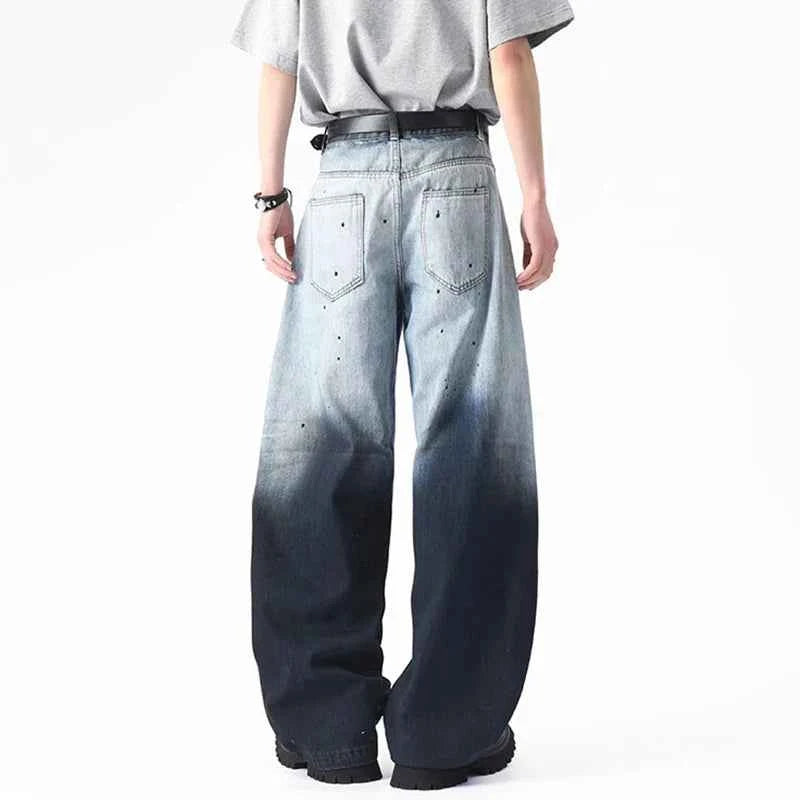 Minimal Look Loose Casual Denim Jeans