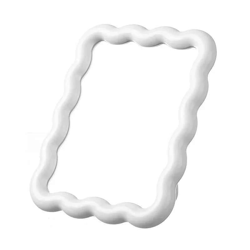 Solid Color Irregular Portable Mirror