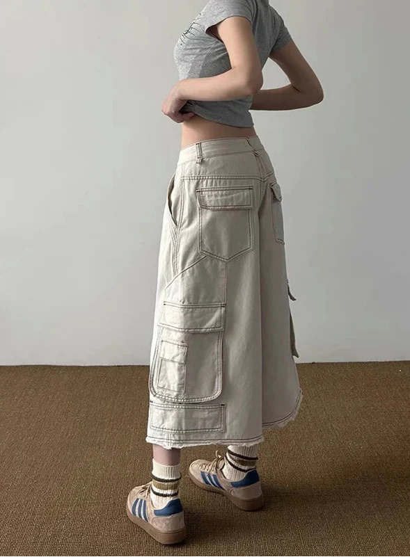 Streetwear American Style Oversized Cargo Pants - Luxuryurbanwear