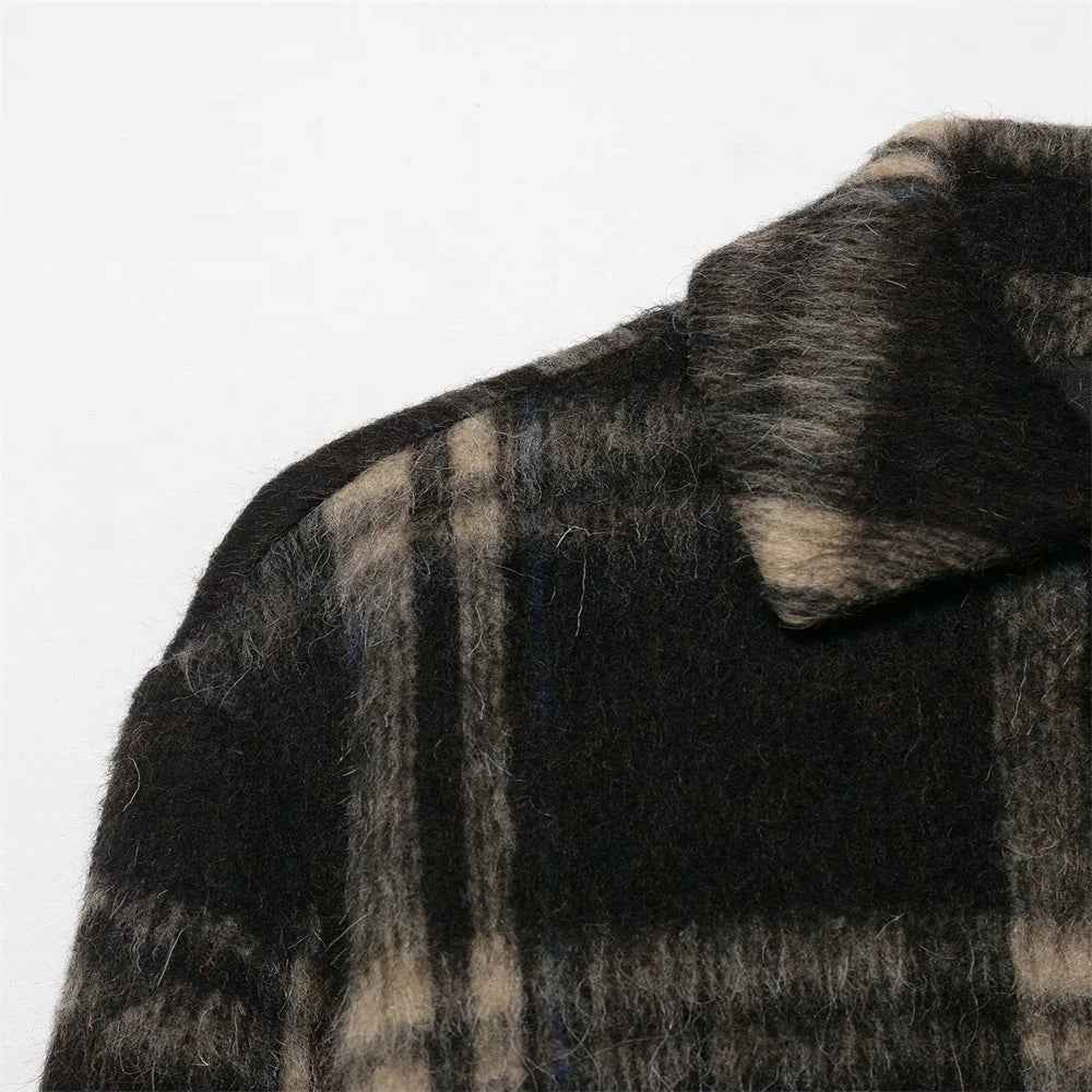 Trendy Stylish Slim Fit Plaid Wool Jacket