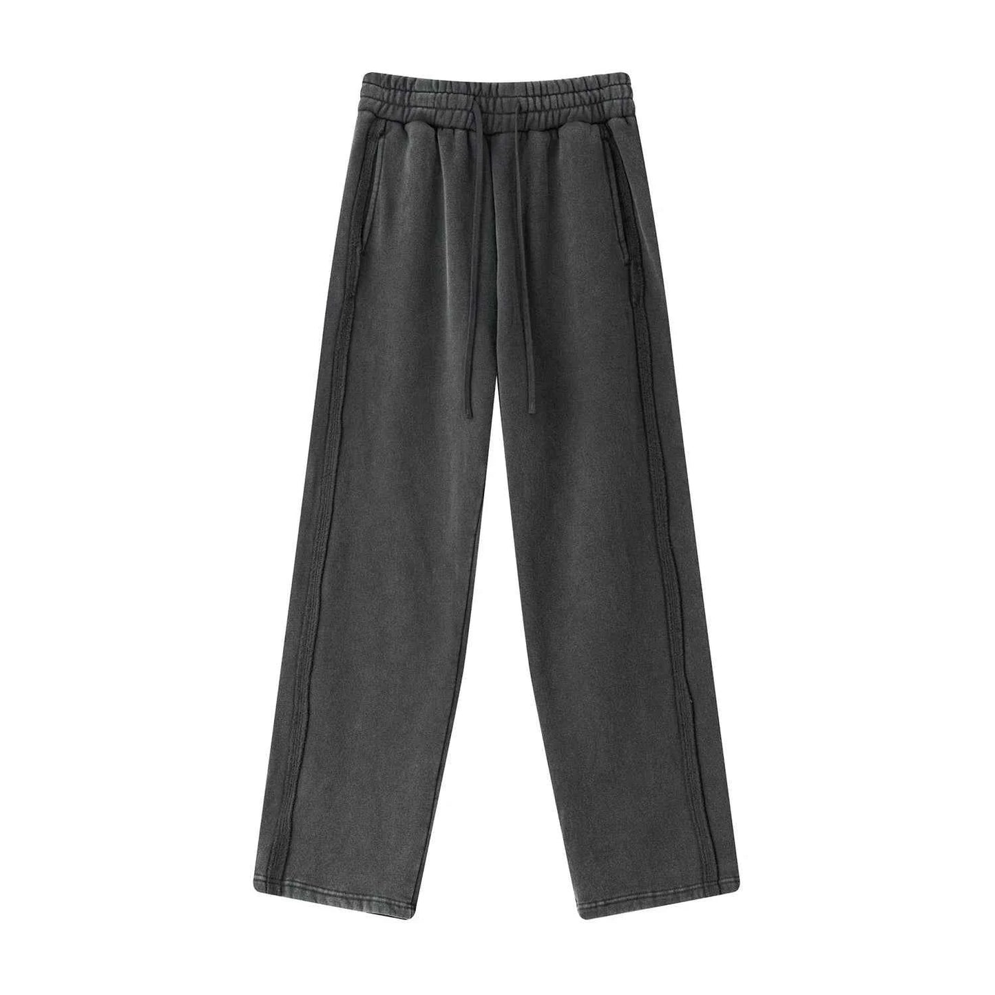 High Street Loose Velvet Fleece Sweatpants