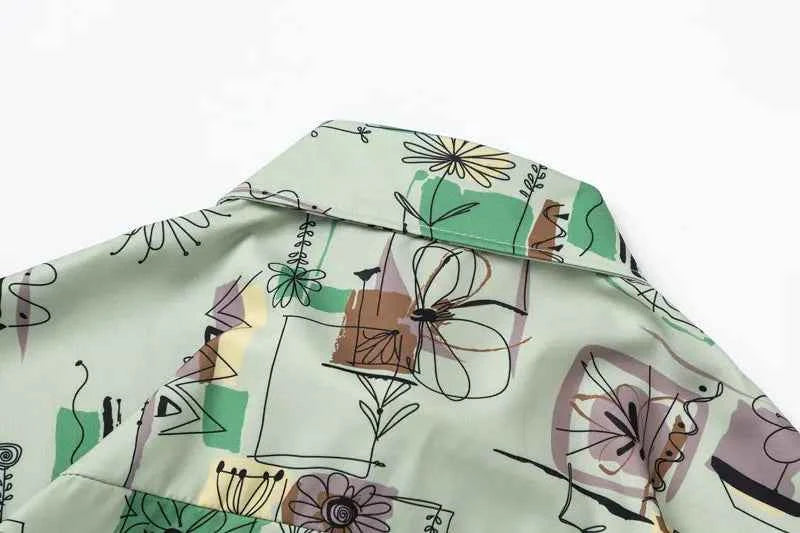Breathable Vibrant Graffiti Warm Beach Cool Shirt