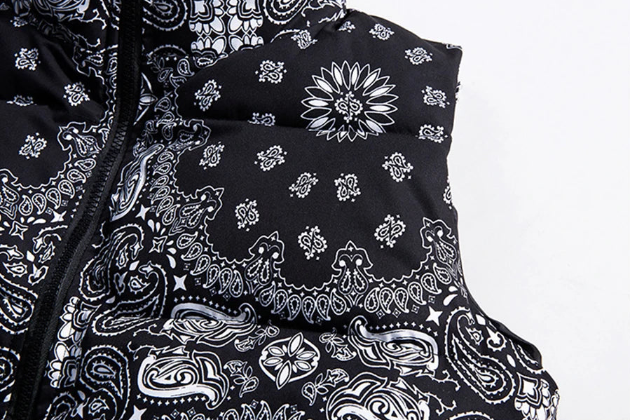 Paisley Padded Gilet