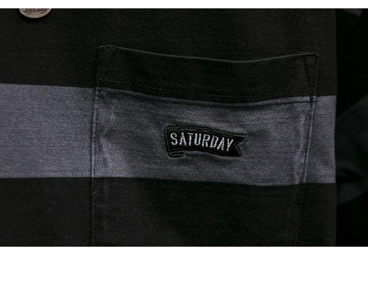 Saturday Striped Cotton T-Shirt