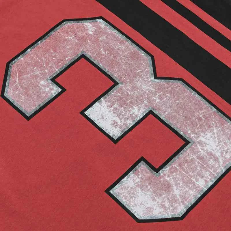 Breathable Retro Graphic Patchwork Racing Sport T-Shirt
