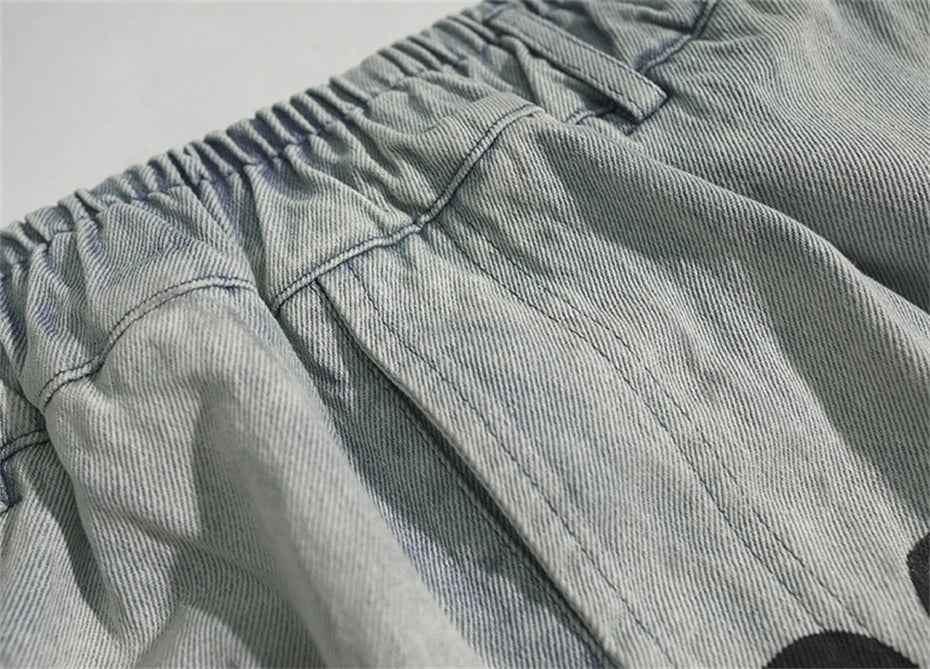 Streetwear Baggy Punk Hip Hop Denim Jeans