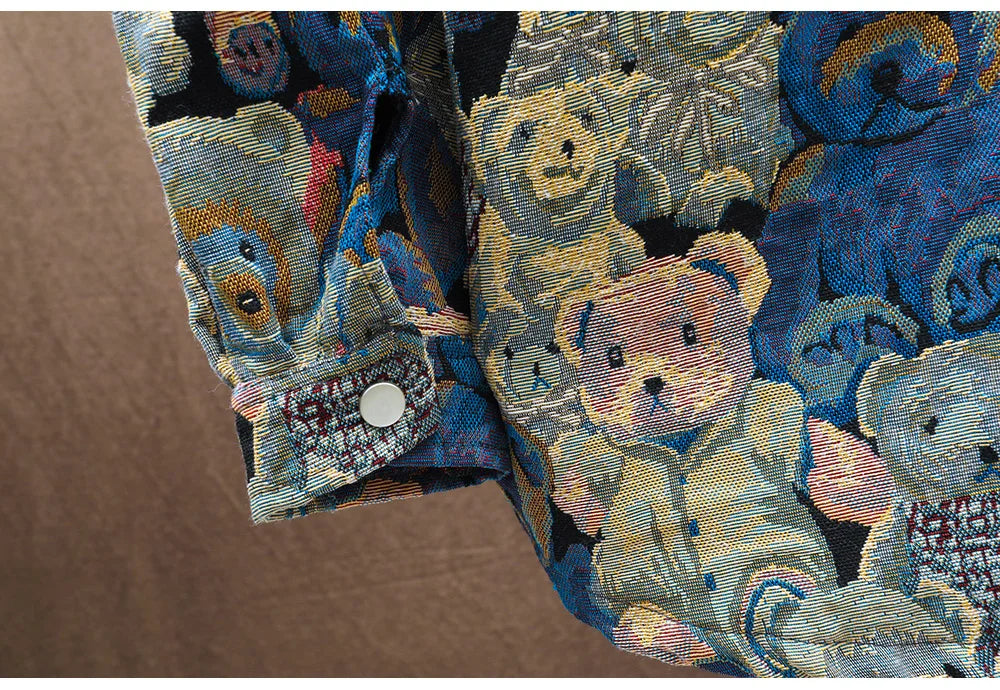 Teddy Bear Jacquard Jacket