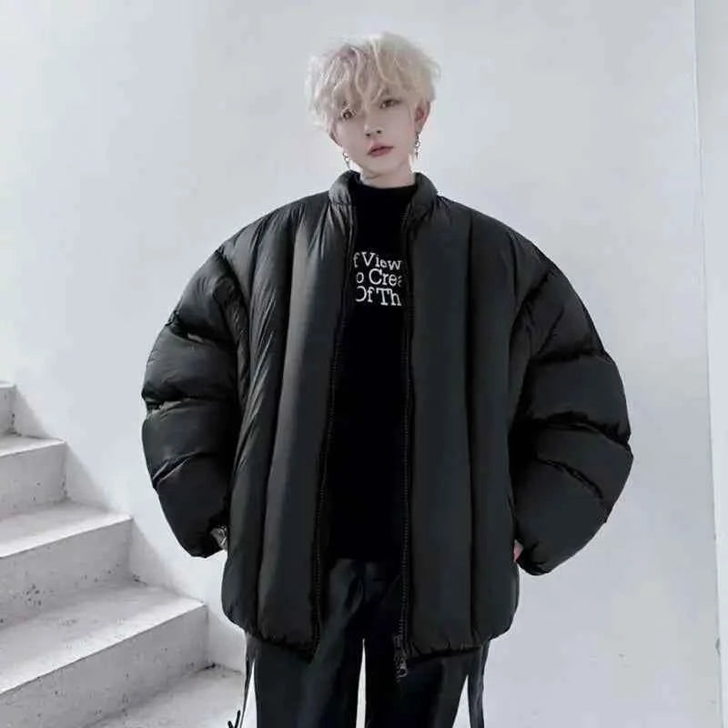 Men Thickened Cotton Padded Winter Jacket
