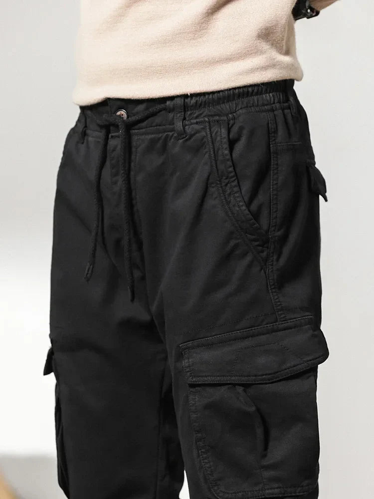 Slim Fit Elastic Ankle Pants