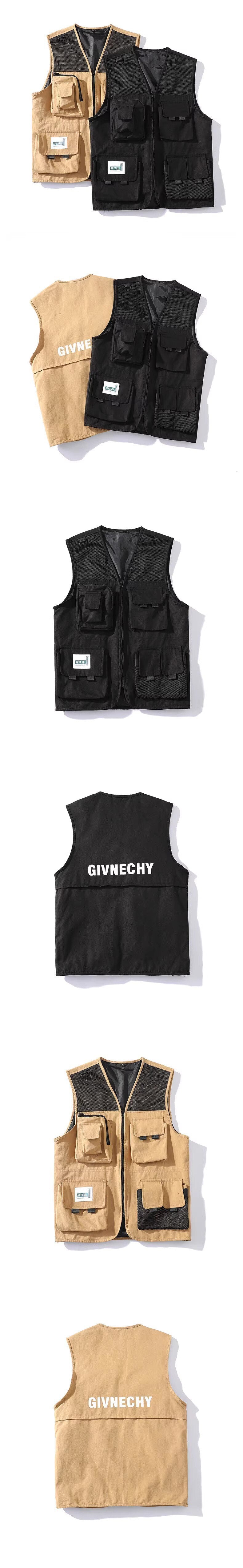 GIVNECHY Tactical Net Style Double T-Shirt
