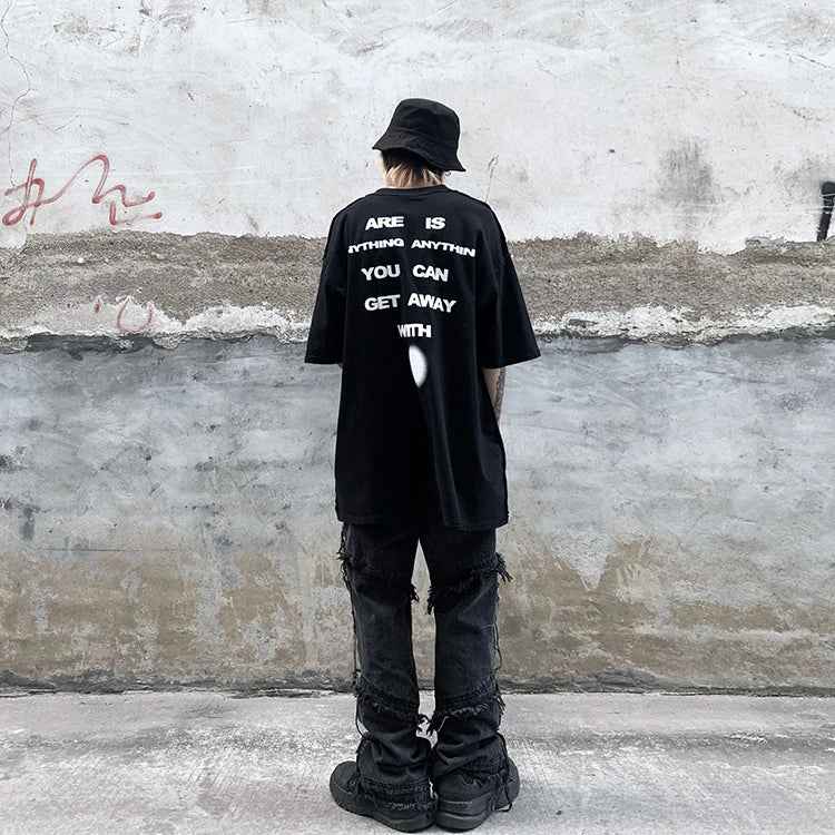 Abstract Graffiti Pattern Casual Summer T-Shirt
