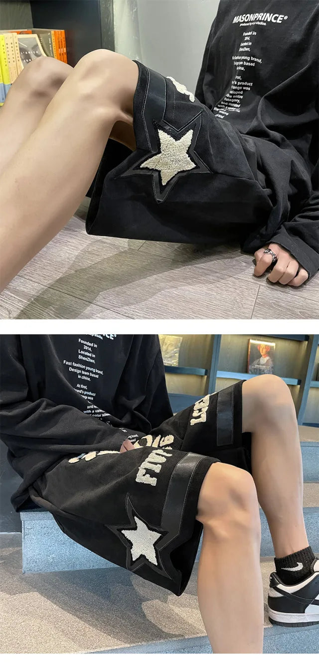 Number 66 Knee Length Shorts