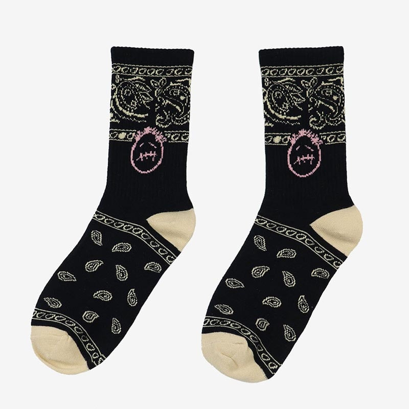 Cactus Jack Bandana Pattern Crew Socks