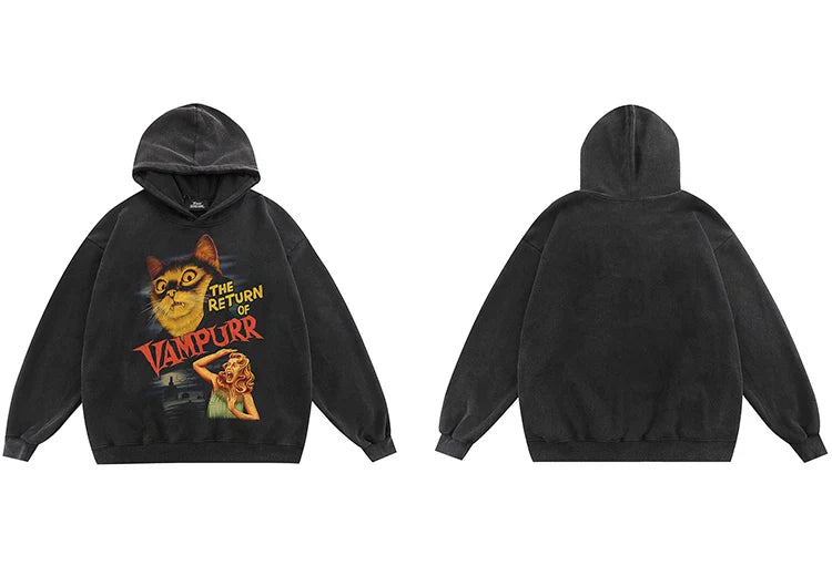 The Return Of Vampurr Scary Graphic Hoodie
