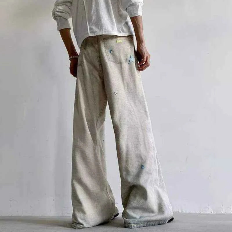 Back to Basics Washed Wide Leg Denim Jeans