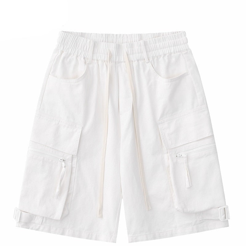 Cargo Track Multi Pockets Shorts