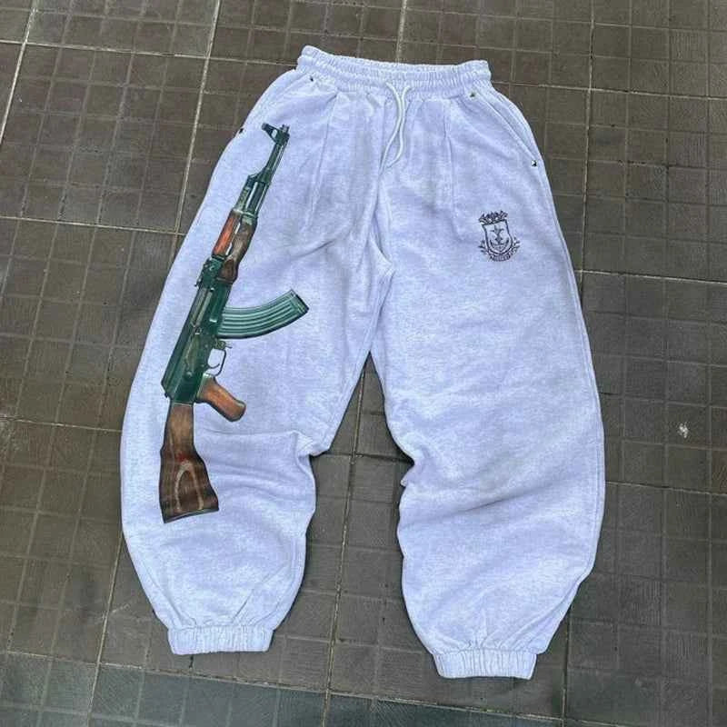 Trendy Retro Loose Hip Hop Casual Sweatpants