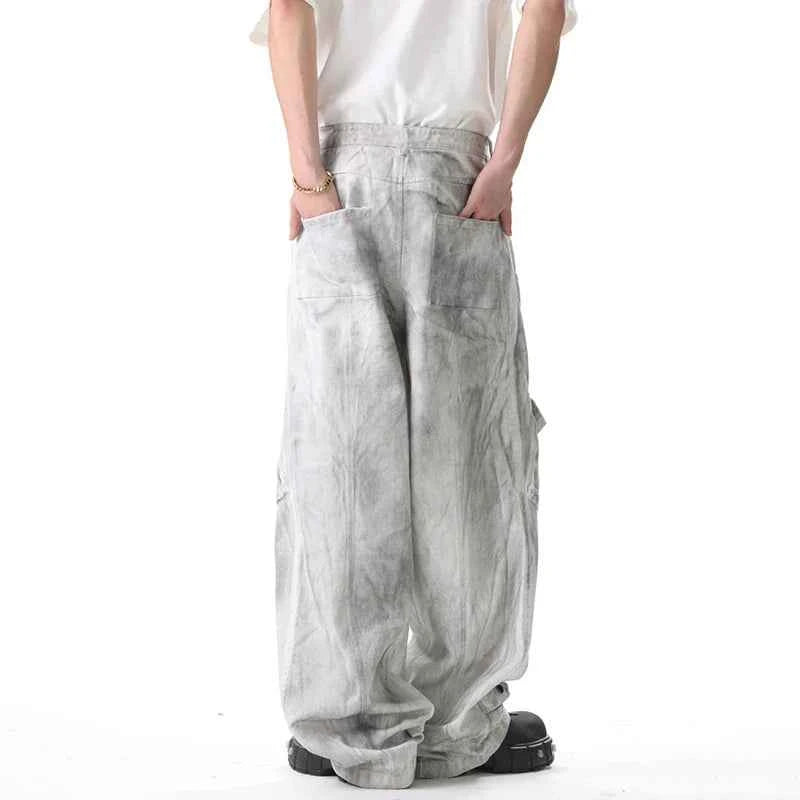 Original Lowkey Flex Washed Tie Dyed Loose Jeans