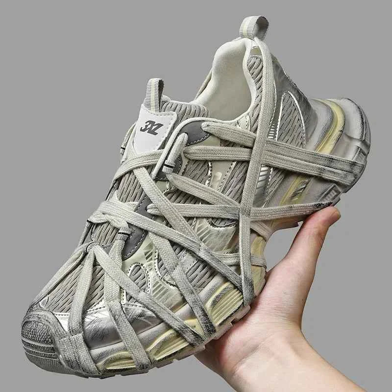 Streetwear Punk Lace Up Vulc Sneakers