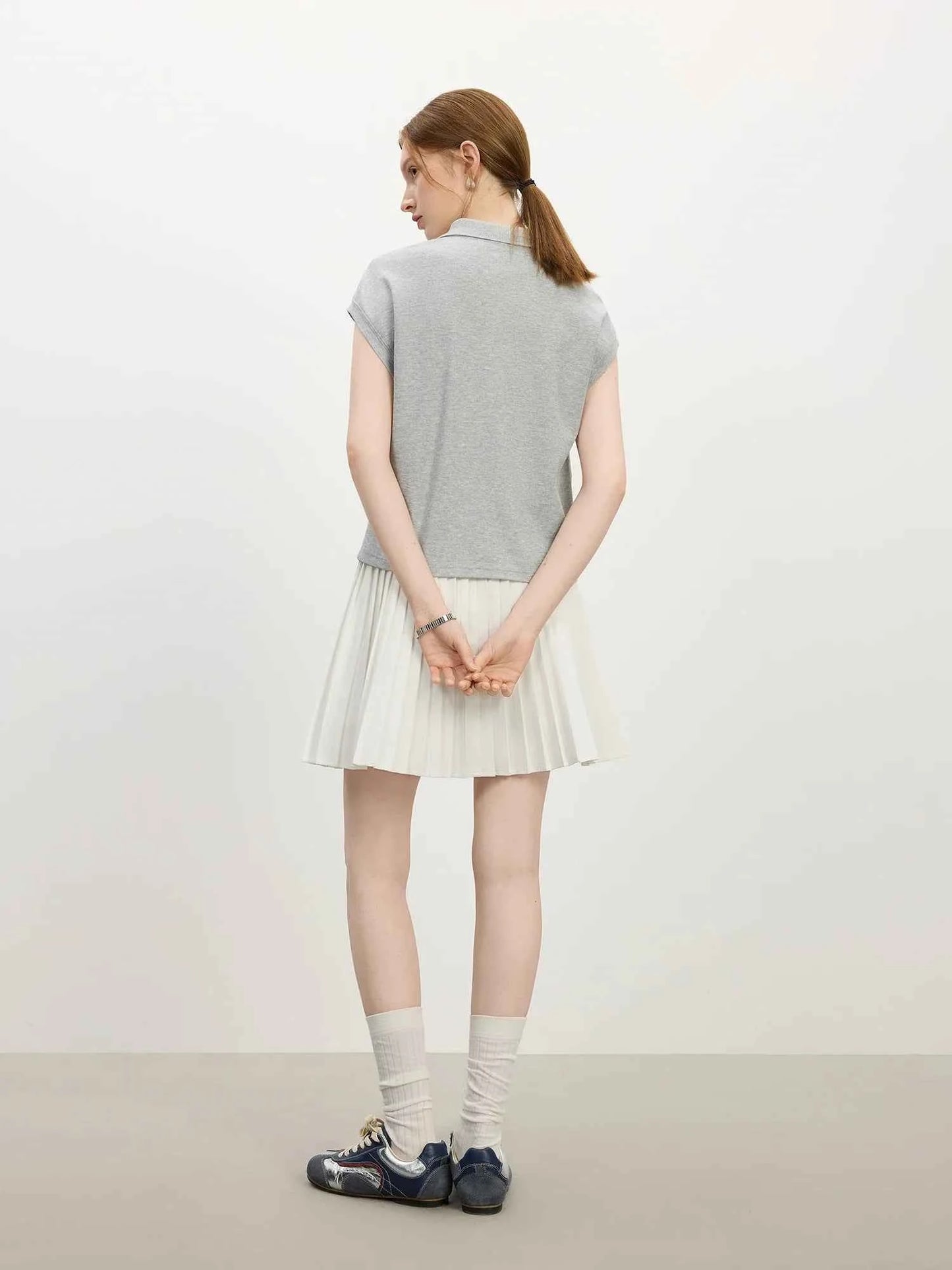 Women Youthful Summer Sporty Linen Blend T-Shirt